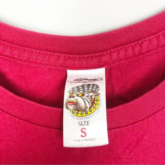 ED HARDY CHRISTIAN AUDIGIER | Eagle Red Short Sleeve Tee Unisex Size Small - Picture 7 of 10